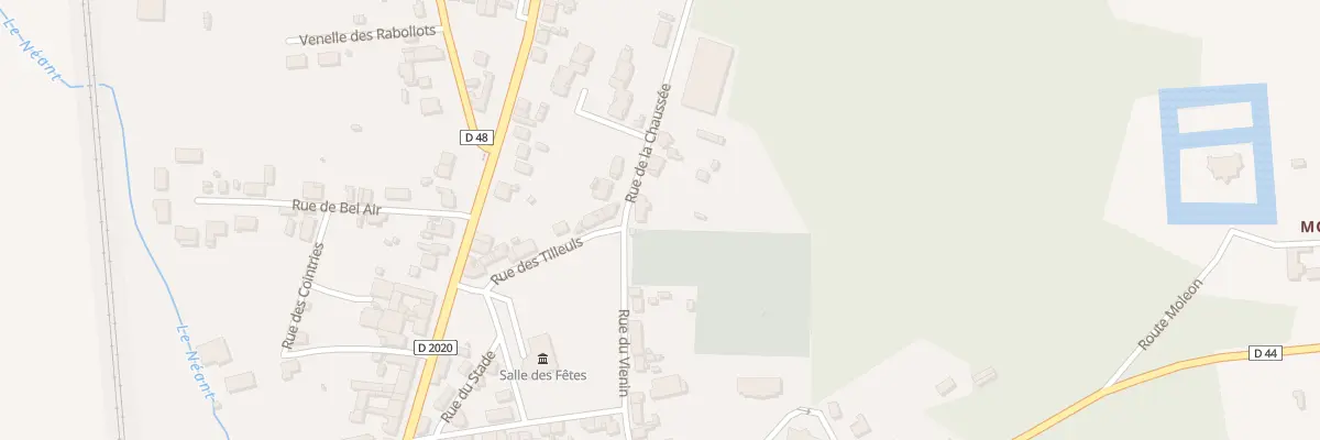 Plan du 2 Rue de la Chaussée à Nouan-le-Fuzelier