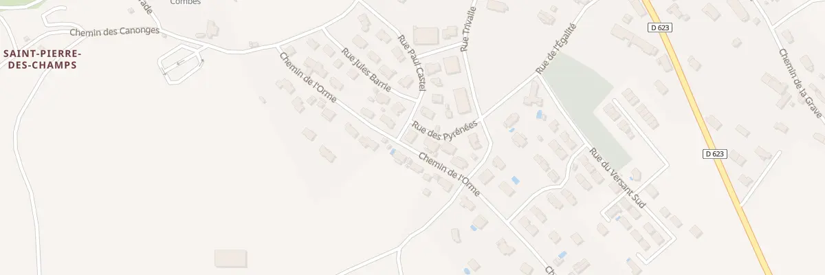 Plan du 408 Rue des Pyrénées à Villasavary