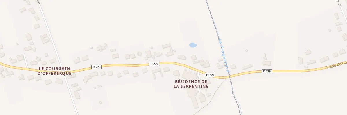 Plan du 8T Rue du Courgain à Offekerque