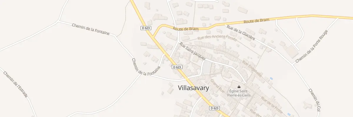 Plan du 123 Rue du Barry à Villasavary