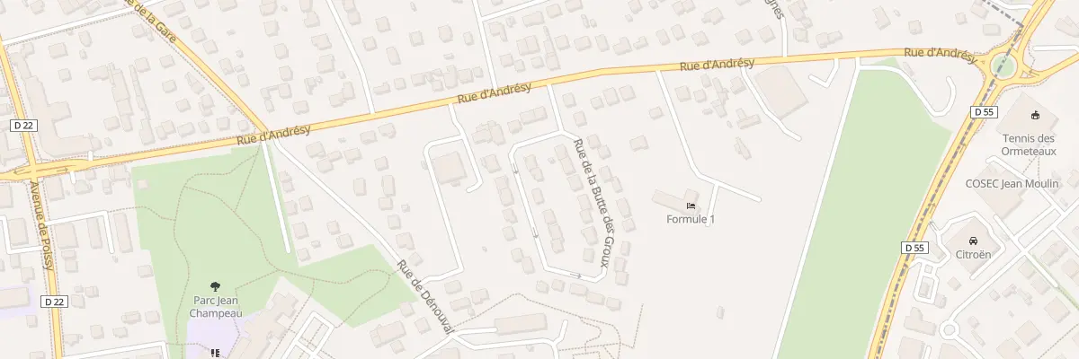 Plan du 16 Rue de la Butte des Groux à Chanteloup-les-Vignes