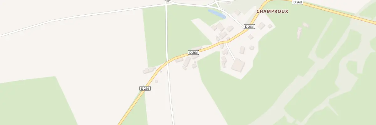 Plan du 21 Champroux à Pouligny-Notre-Dame