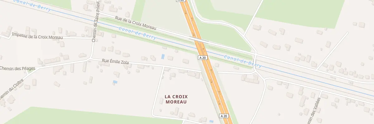 Plan du 5 Rue Emile Zola à Vierzon