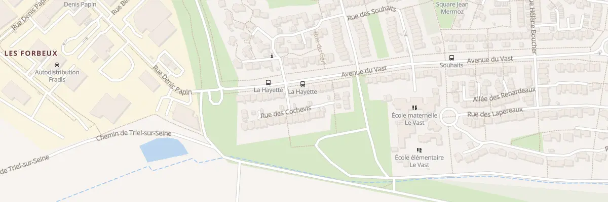 Plan du 99 Av du Vast à Jouy-le-Moutier