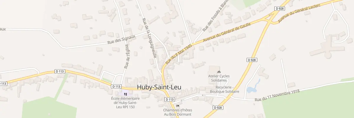 Plan du 40 Rue du Huit Mai 1945 à Hesdin-la-Forêt