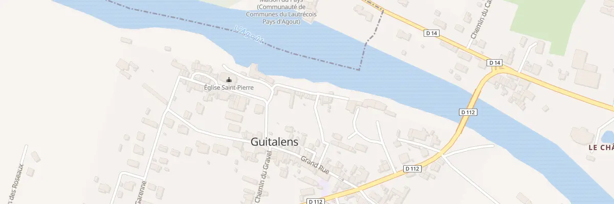 Plan du 4 Che de la Rive à Guitalens-L’Albarède