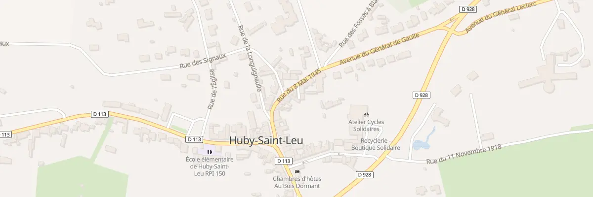 Plan du 34 Rue du Huit Mai 1945 à Hesdin-la-Forêt