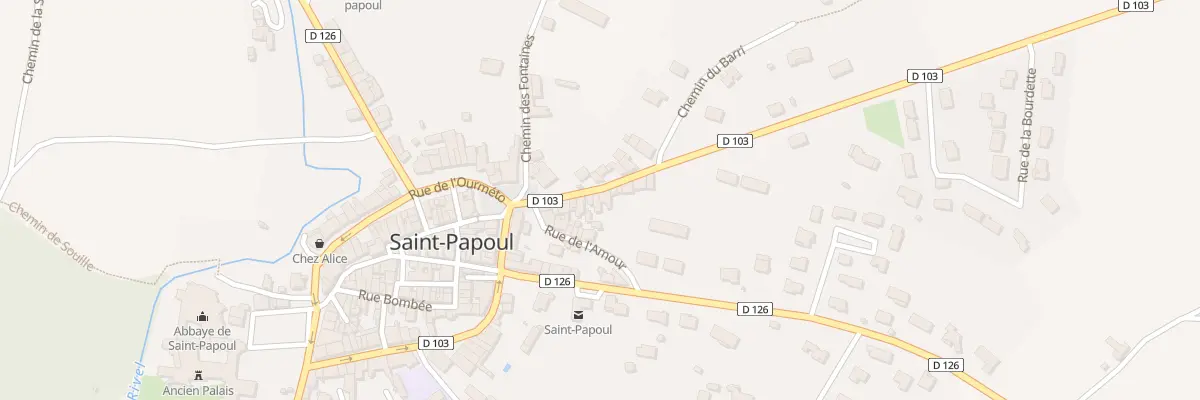 Plan du 10 Av du Docteur Mazet à Saint-Papoul