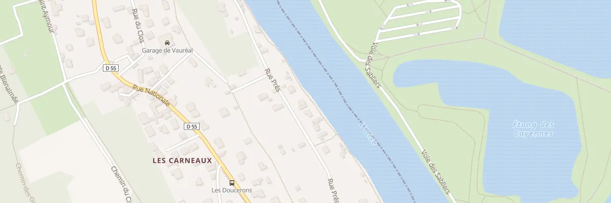Plan du 67 Rue des Prés à Vauréal