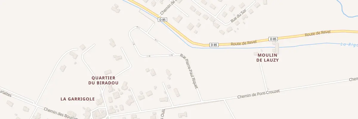 Plan du 145 Rue Pierre-Paul Riquet à Sorèze