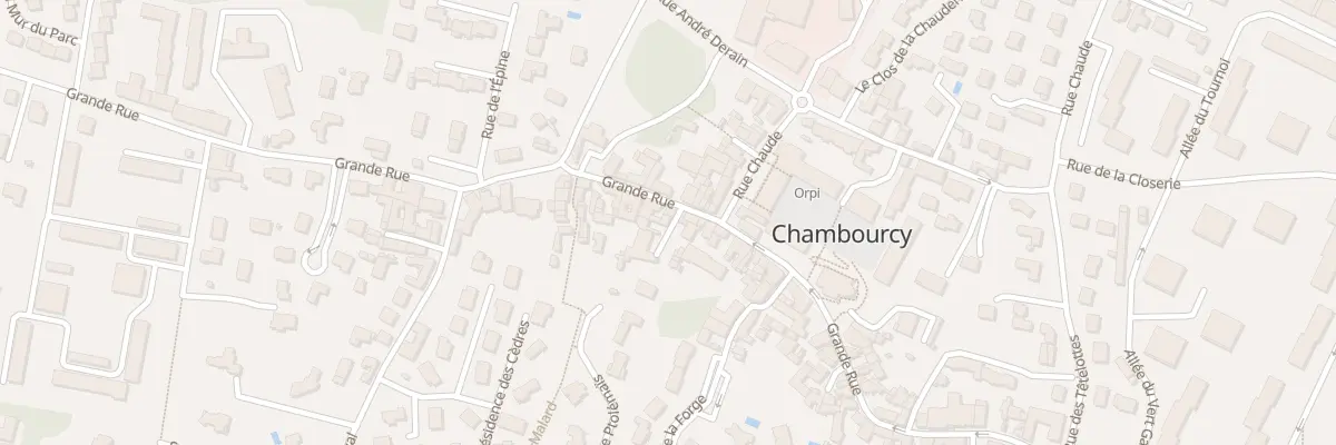 Plan du 59 Grande Rue à Chambourcy