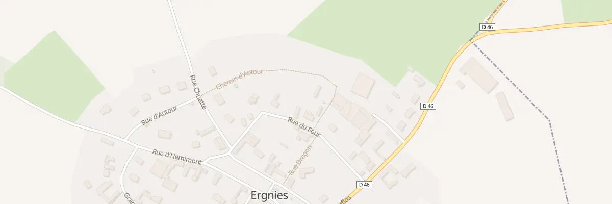 Plan du 7 Rue du Four à Ergnies