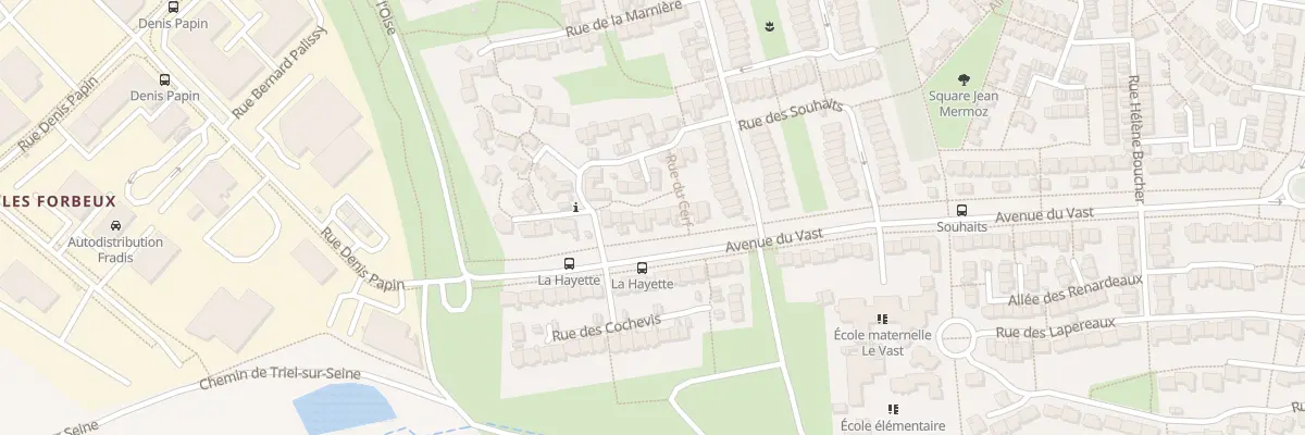 Plan du 30 Av du Vast à Jouy-le-Moutier