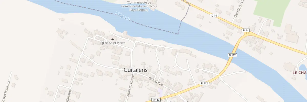 Plan du 5 Che de la Rive à Guitalens-L’Albarède