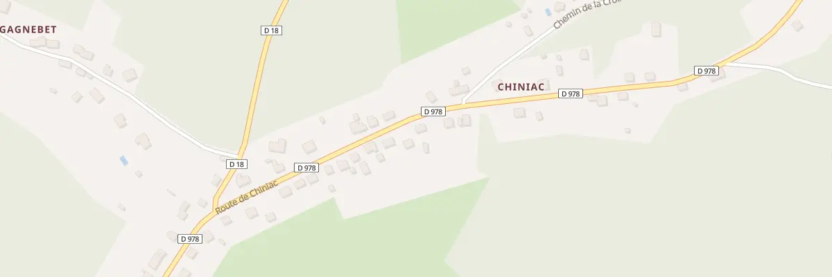 Plan du 17 Rte de Chiniac à Marcillac-la-Croisille