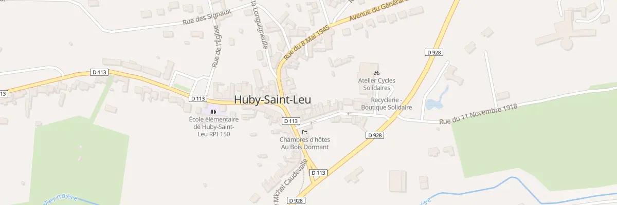 Plan du 14 Rue du Huit Mai 1945 à Hesdin-la-Forêt