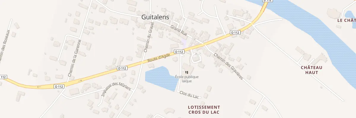 Plan du 10 Rte d’Agde à Guitalens-L’Albarède