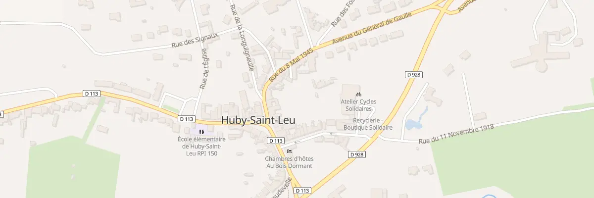 Plan du 22 Rue du Huit Mai 1945 à Hesdin-la-Forêt