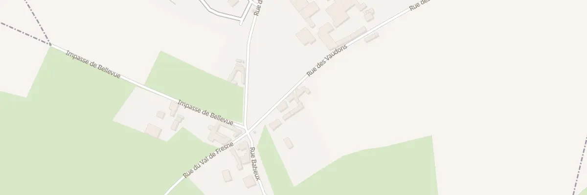 Plan du 3 Rue du Val du Fresne à Verchocq