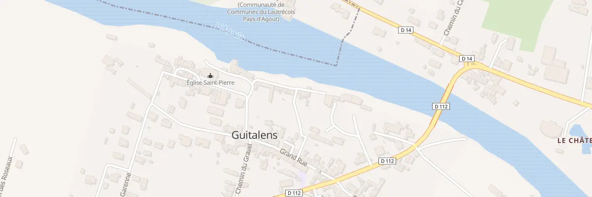 Plan du 6 Che de la Rive à Guitalens-L’Albarède