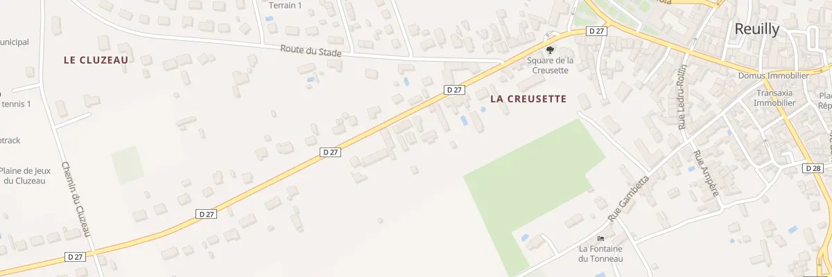 Plan du 25 Rue Anciens Combattants Afn à Reuilly