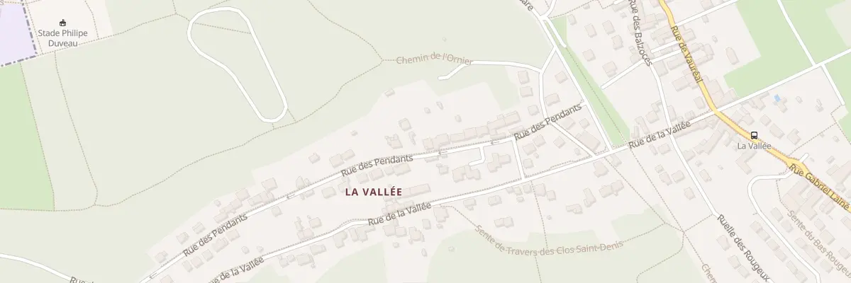 Plan du 16 Rue des Pendants à Jouy-le-Moutier