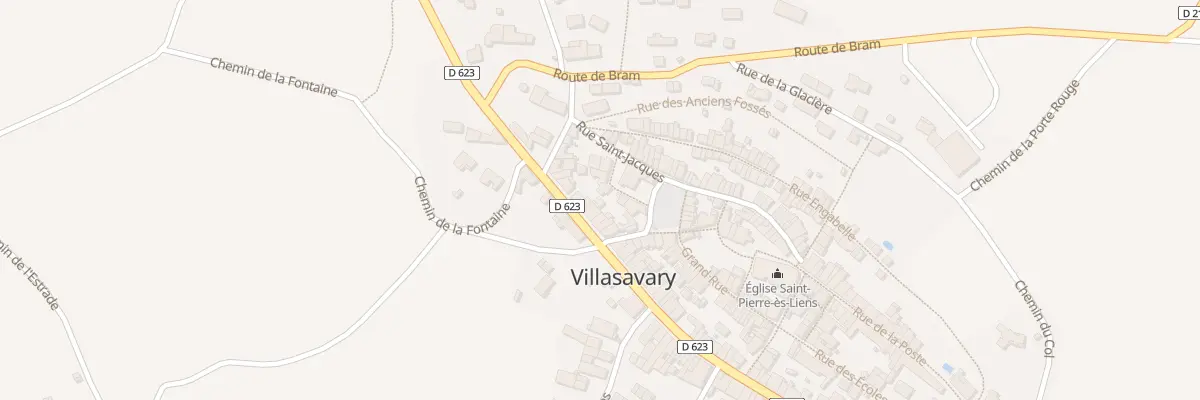 Plan du 9 Rue du Barry à Villasavary