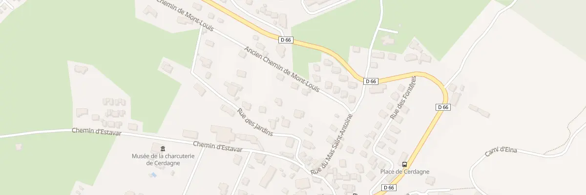 Plan du 80C Village à Saillagouse