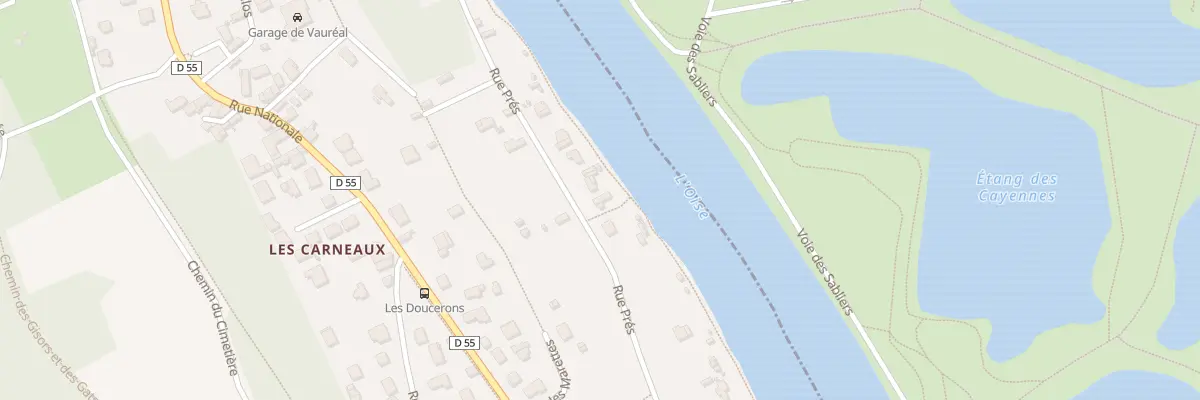 Plan du 75 Rue des Prés à Vauréal