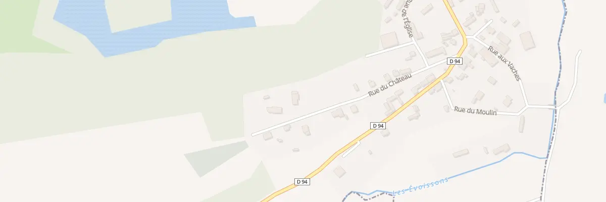 Plan du 39 Rue du Château à Famechon