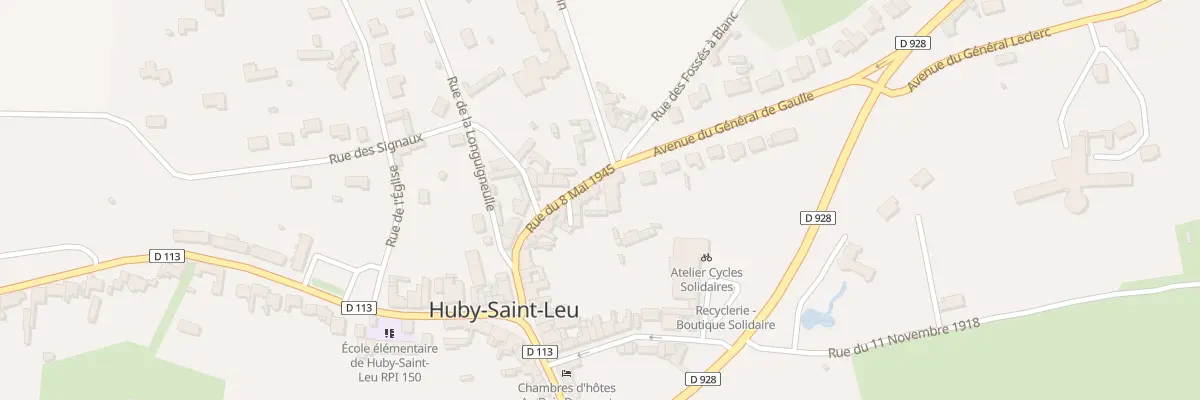 Plan du 50 Rue du Huit Mai 1945 à Hesdin-la-Forêt