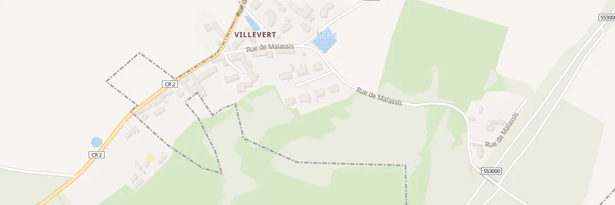 Plan du 5 Rue des Rochettes à Pecqueuse
