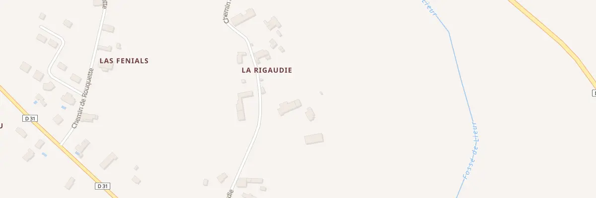 Plan du 55 Che de la Rigaudié à Villeneuve-sur-Vère