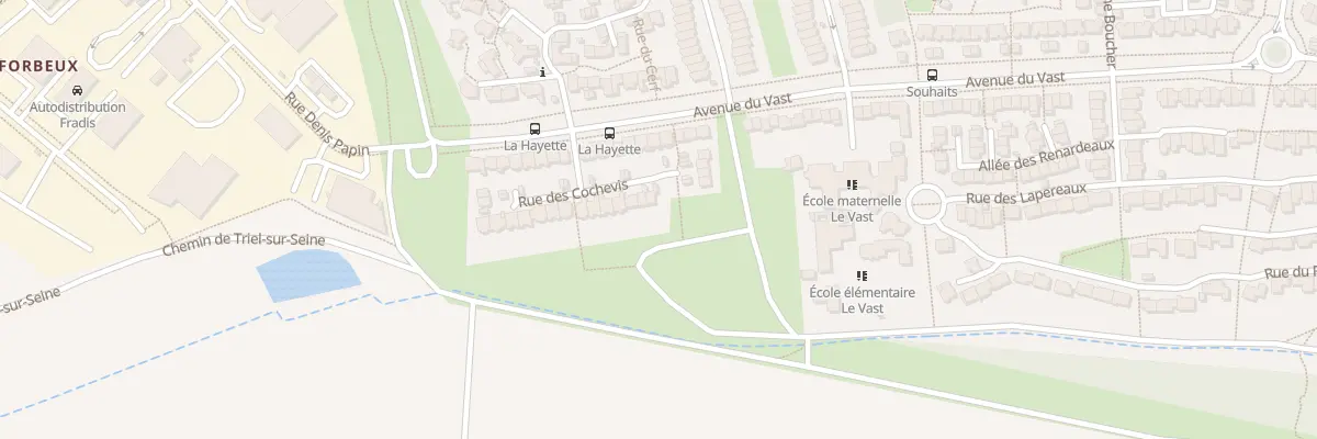 Plan du 16 Rue des Cochevis à Jouy-le-Moutier