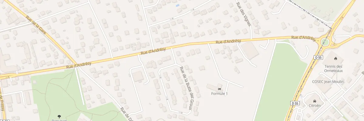 Plan du 3 Rue de la Butte des Groux à Chanteloup-les-Vignes
