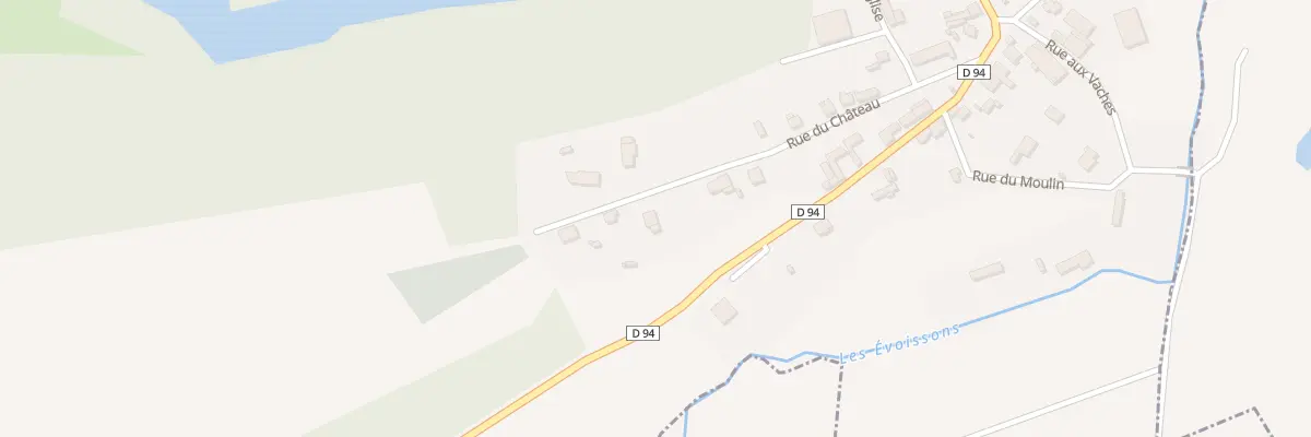 Plan du 34 Rue du Château à Famechon