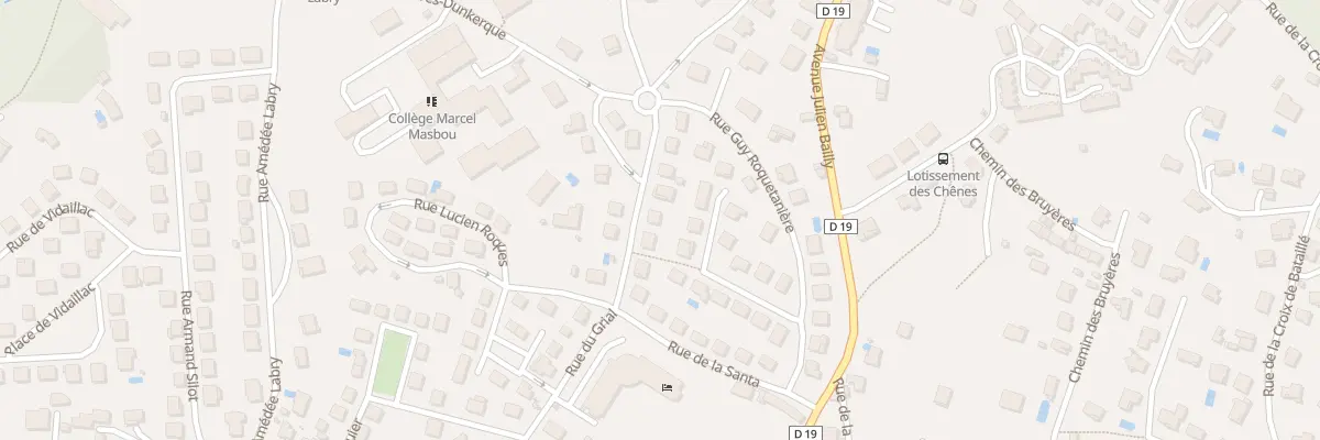 Plan du 34 Rue de Grial à Figeac