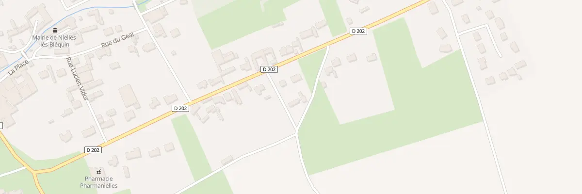 Plan du 14 Rue Bernard Chochoy à Nielles-lès-Bléquin