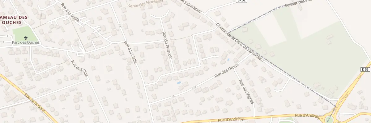 Plan du 5 Rue Saint Vincent à Chanteloup-les-Vignes
