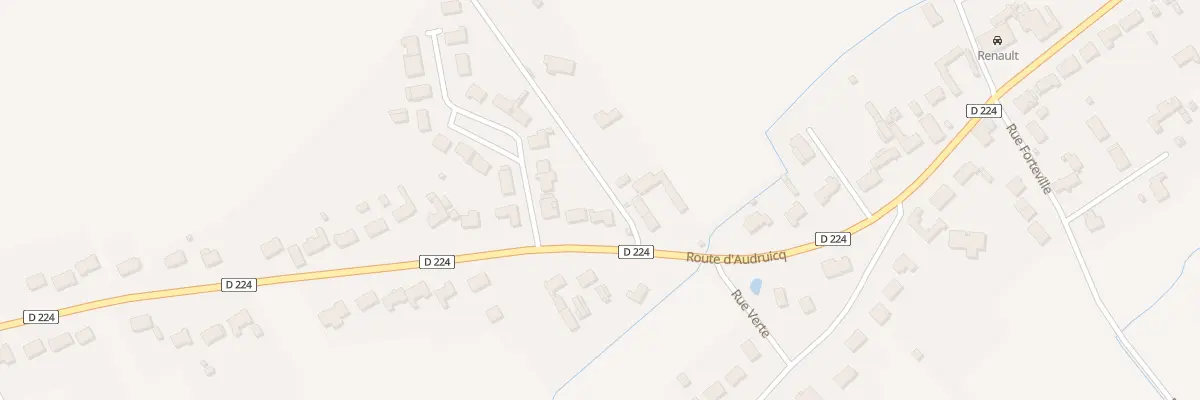 Plan du 87 Rte d’Audruicq à Nortkerque