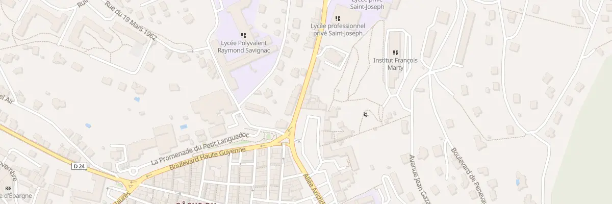 Plan du 4 Av Étienne Soulié à Villefranche-de-Rouergue