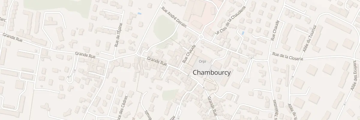 Plan du 1 Rue Chaude à Chambourcy