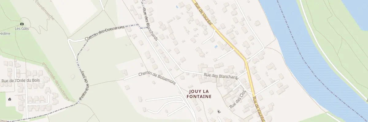 Plan du 12B Rue des Blanchards à Jouy-le-Moutier