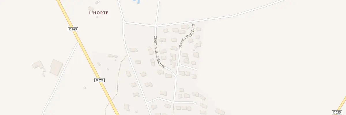 Plan du 3 Rue du Petit Puits à Villasavary