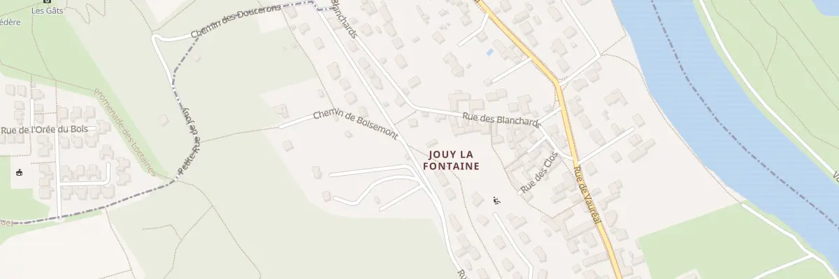 Plan du 15B Rue des Blanchards à Jouy-le-Moutier