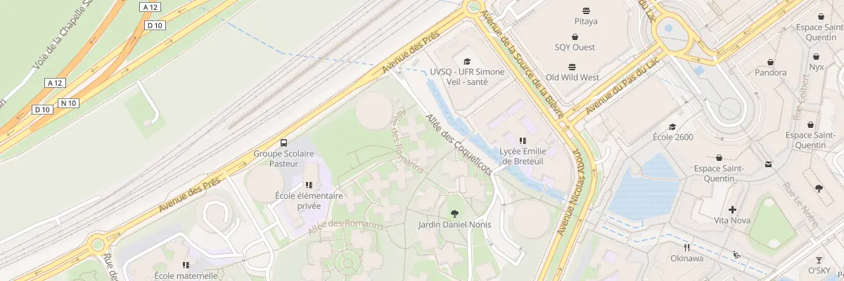 Plan du 2 All des Romarins à Montigny-le-Bretonneux
