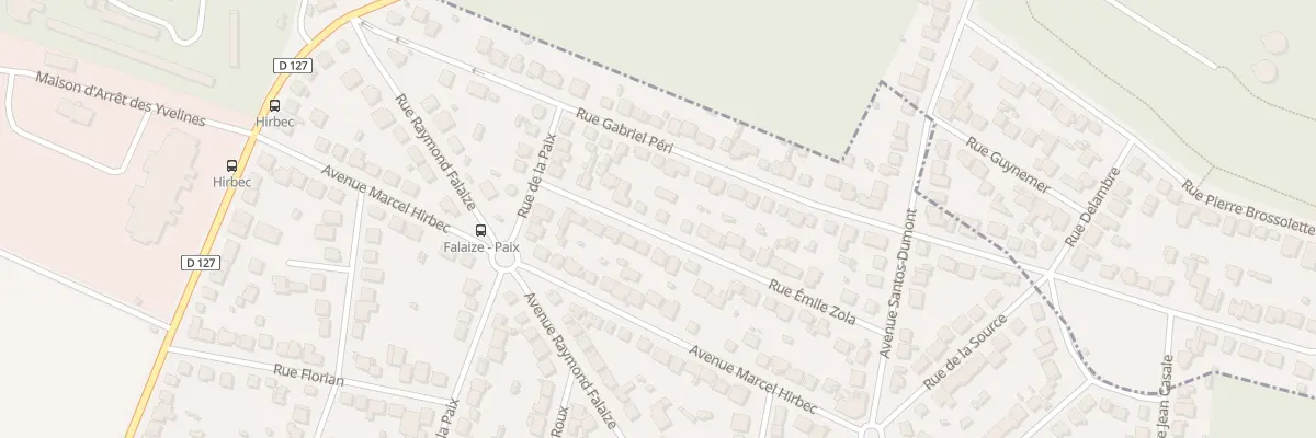 Plan du 28 Rue Emile Zola à Bois-d’Arcy