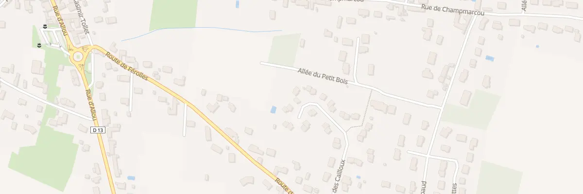 Plan du 42 Rue des Cailloux à Sandillon