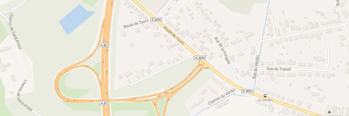 Plan du 4 Che des Sables de St Priest à Vierzon