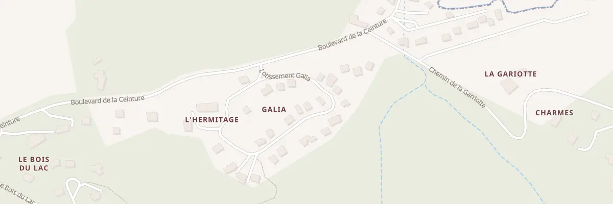 Plan du 12 Lot Galia aux Brunels
